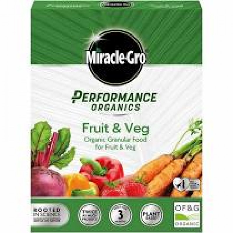 MiracleGro Performance Organics Fruit & Veg granular plant food 1kg